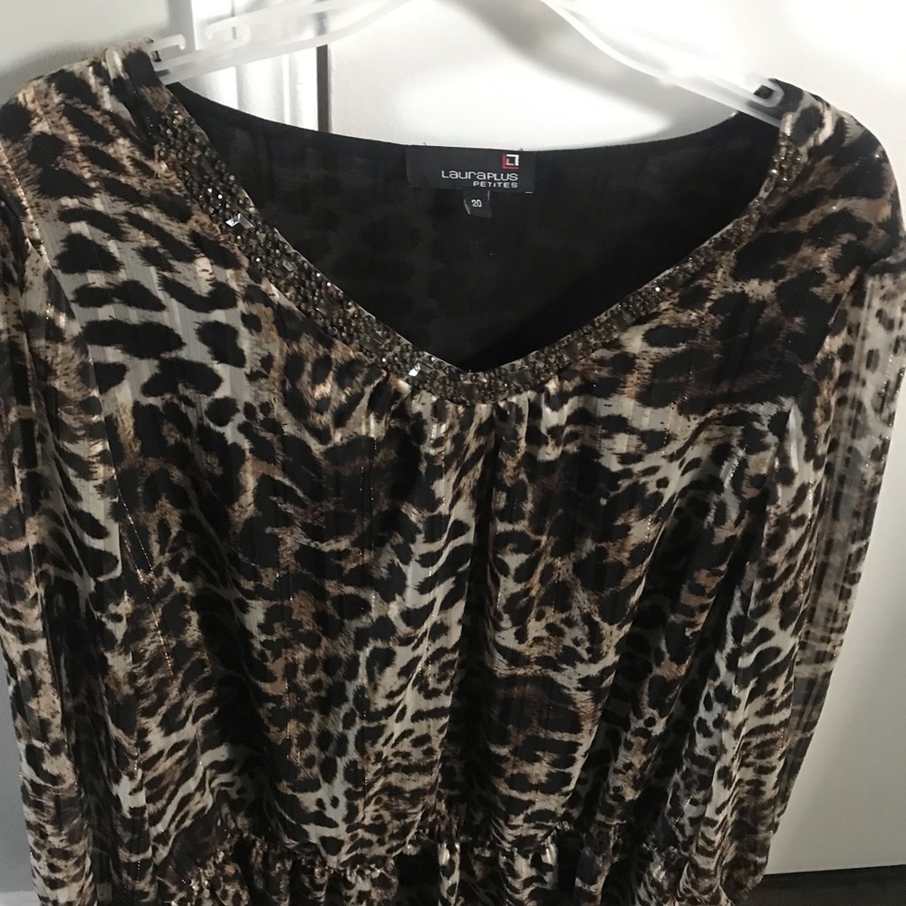 Beautiful animal print from Lauraplus petites